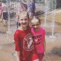 Having fun getting cooled off